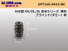 ■住友電装040型HX防水シリーズダミー栓[黒色]/DP7165-0432-BK