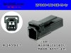 ●三菱電線工業製040型UCシリーズ2極Mコネクタのみ[黒色]（端子別）/2P040-UC-BK-M-tr
