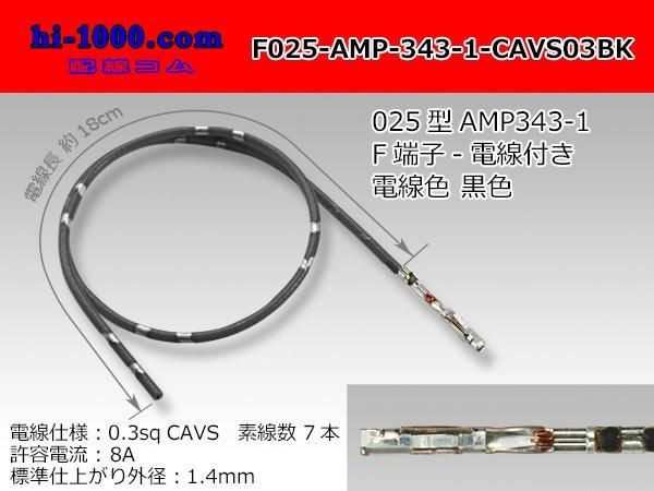 ں߸˸¤ۢTE025᥹üɿ-CAVS0.3դ/F025-AMP-343-1-CAVS03BK