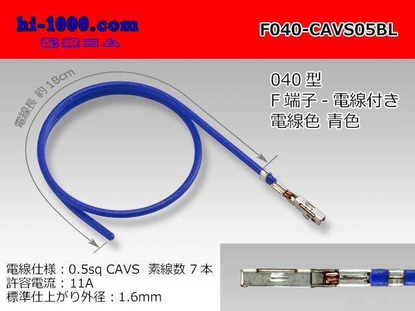 ں߸˸¤ 040ɿFߥʥ-CAVS0.5Ŀ/F040-CAVS05BL