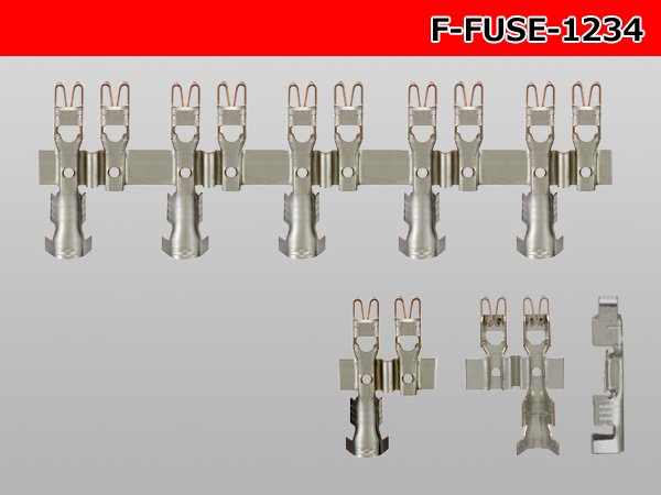 ■住友電装ミニ平型ヒューズターミナル 2連タイプ （Lサイズ）AVS3.0-5.0/F-FUSE-1234 - 配線コム