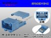 ●住友電装040型TSシリーズ6極（横一列）Mコネクタ[青色]/6P040K-TS-M