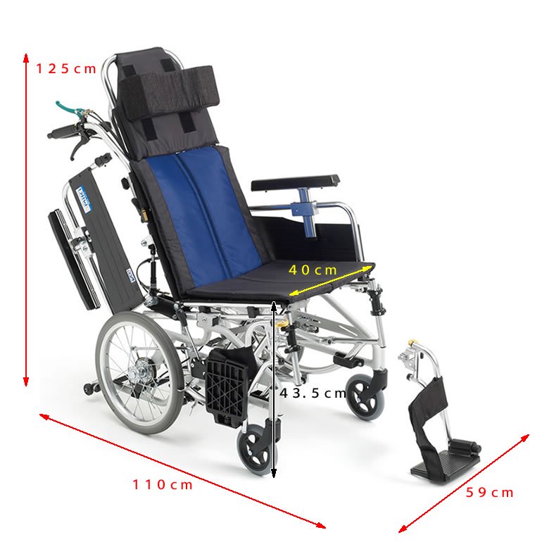 最新Miki/ミキ/TRC-3DX車椅子ティルトリクライニング軽量コンパクト