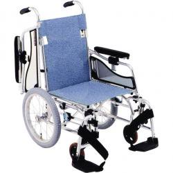 (WC-10874) 松永製作所 MW-SL41B 超軽量 介助式 車椅子