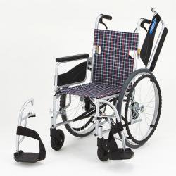 自走用車椅子ＮＥＯ－１Ｗ ノーパンクタイヤ・肘掛け跳上げ・足台 