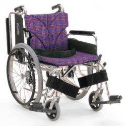 自走用車椅子ＫＡ８２０－４０Ｂ－ＳＬ（超低床）介助ブレーキ付・肘 ...