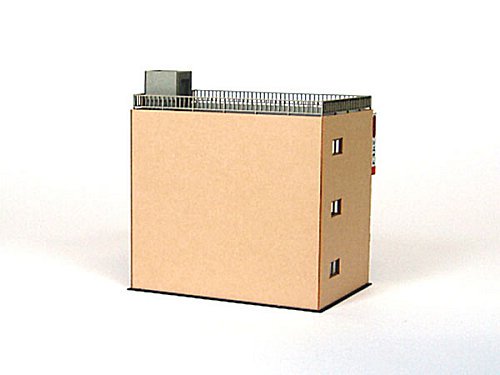 紙模型・ビルA 1/150 建物 ジオラマ