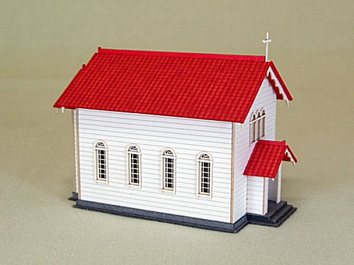 紙模型・教会 1/150 ジオラマ