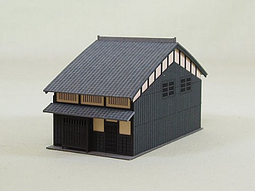 紙模型・民家 1/150 建物 ジオラマ