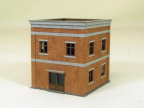 紙模型・ベーカリー 1/150 建物 ジオラマ