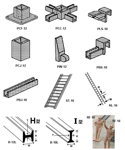 建築設計構造スタディ模型キット
