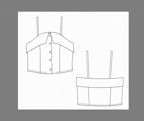 キャミソール 製図 オファー