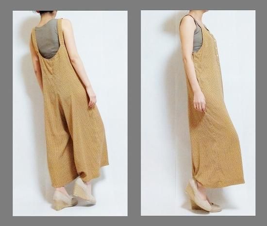 フロントボタンサロペット パターン(型紙)販売