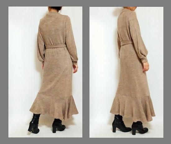 ニットマーメイドワンピース パターン(型紙)販売