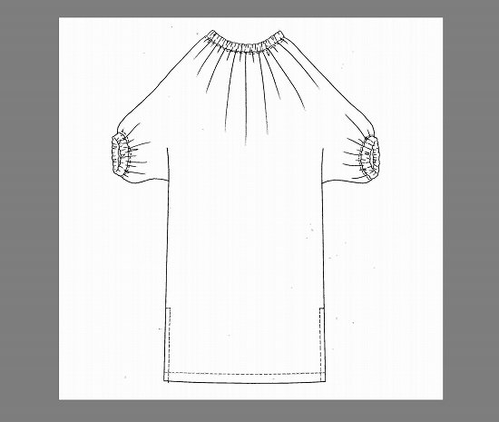 スモッキング ワンピース 人気 型紙