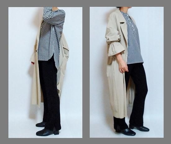 スリットニットパンツ パターン（型紙）販売