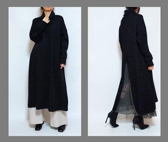 新品未使用 タグ付 アパルトモン オフタートルネック マキシ ワンピース オフタートル・マキシワンピース パターン(型紙)販売