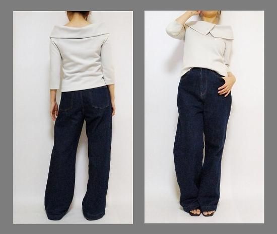 トップスパターン オフショルダーラップトップス パターン（型紙）販売