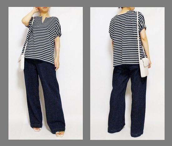 ノッチネックパフT パターン（型紙）販売