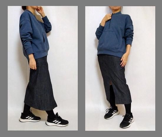 ハーフジップスウェット パターン（型紙）販売