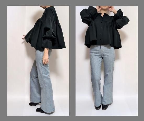 ストレッチベルボトムパンツ パターン(型紙)販売