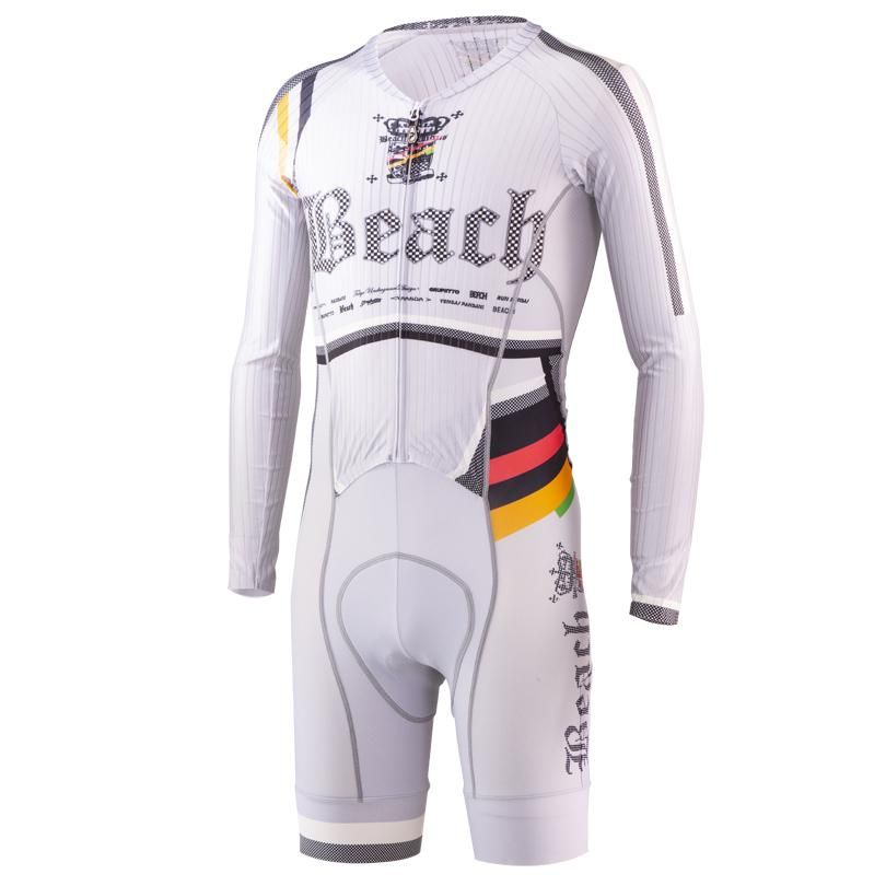 Pandani Cycle メンズトップス ワンピースジャージ Beach Ver.7 RS長袖ワンピース(グレー)商品詳細 Pandani Cycle メンズトップス ワンピースジャージ Beach Ver.7 RS長袖ワンピース(グレー)商品詳細