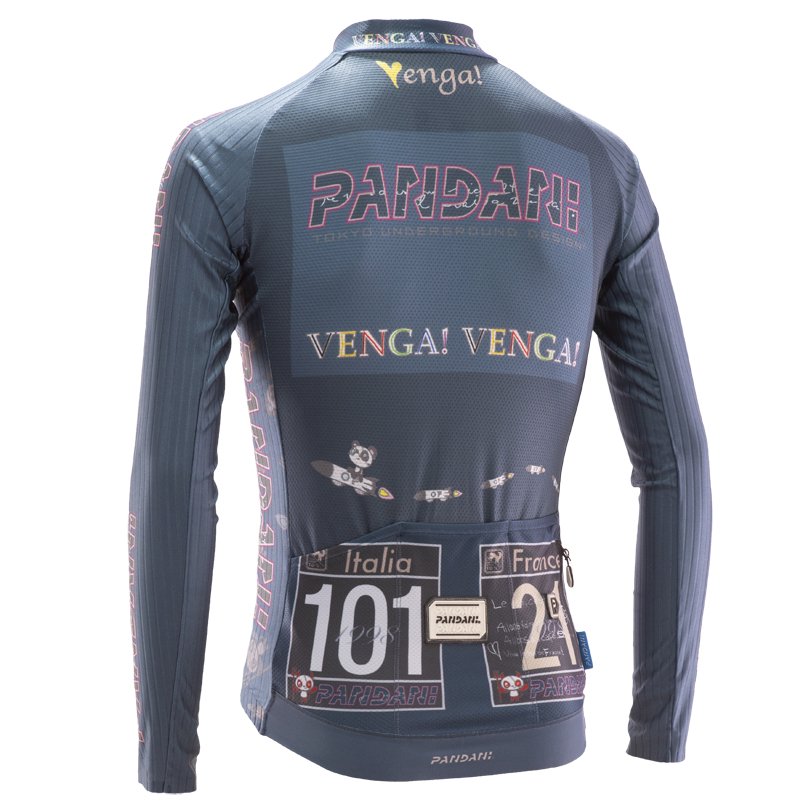 Pandani Cycle メンズトップス 春秋用薄長袖ジャージ Venga! Pandani