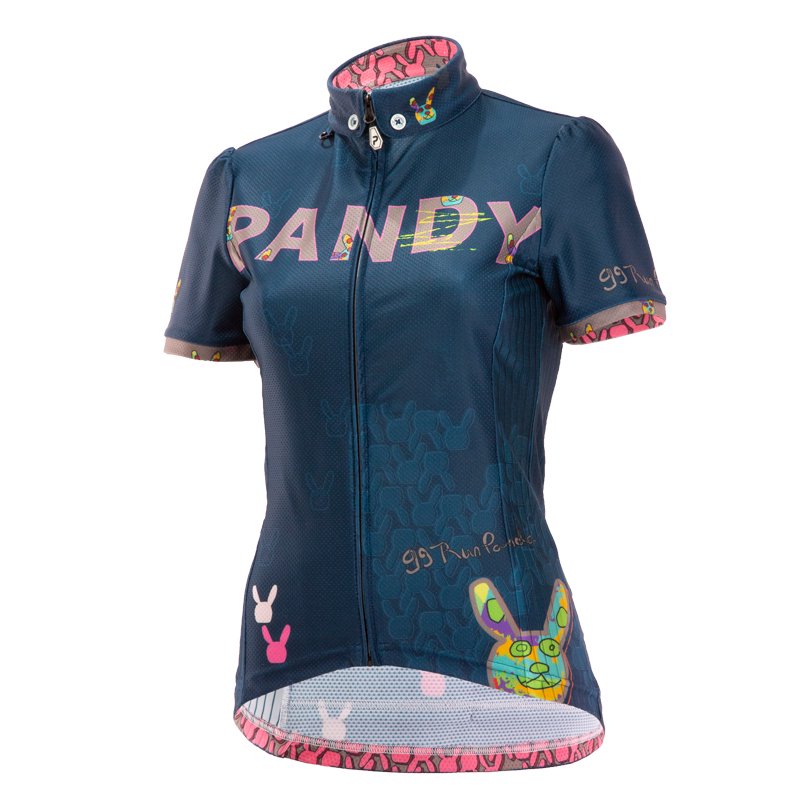 Pandani Cycle レディーストップス 女性用半袖ジャージ 99 Usagi 