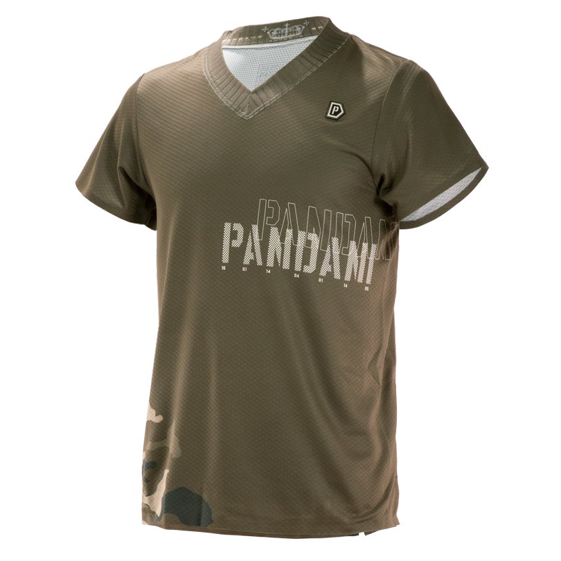 ARMY-Pandani UNISEX Tシャツ/カモフラOliveDrab