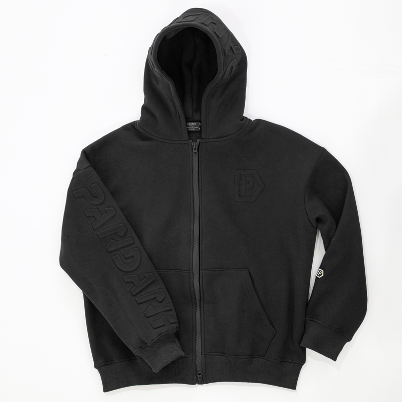 Pandani W-ZIPフーディー | ブラック - Pandani Web Shop Pandani W-ZIPフーディー | ブラック - Pandani Web Shop