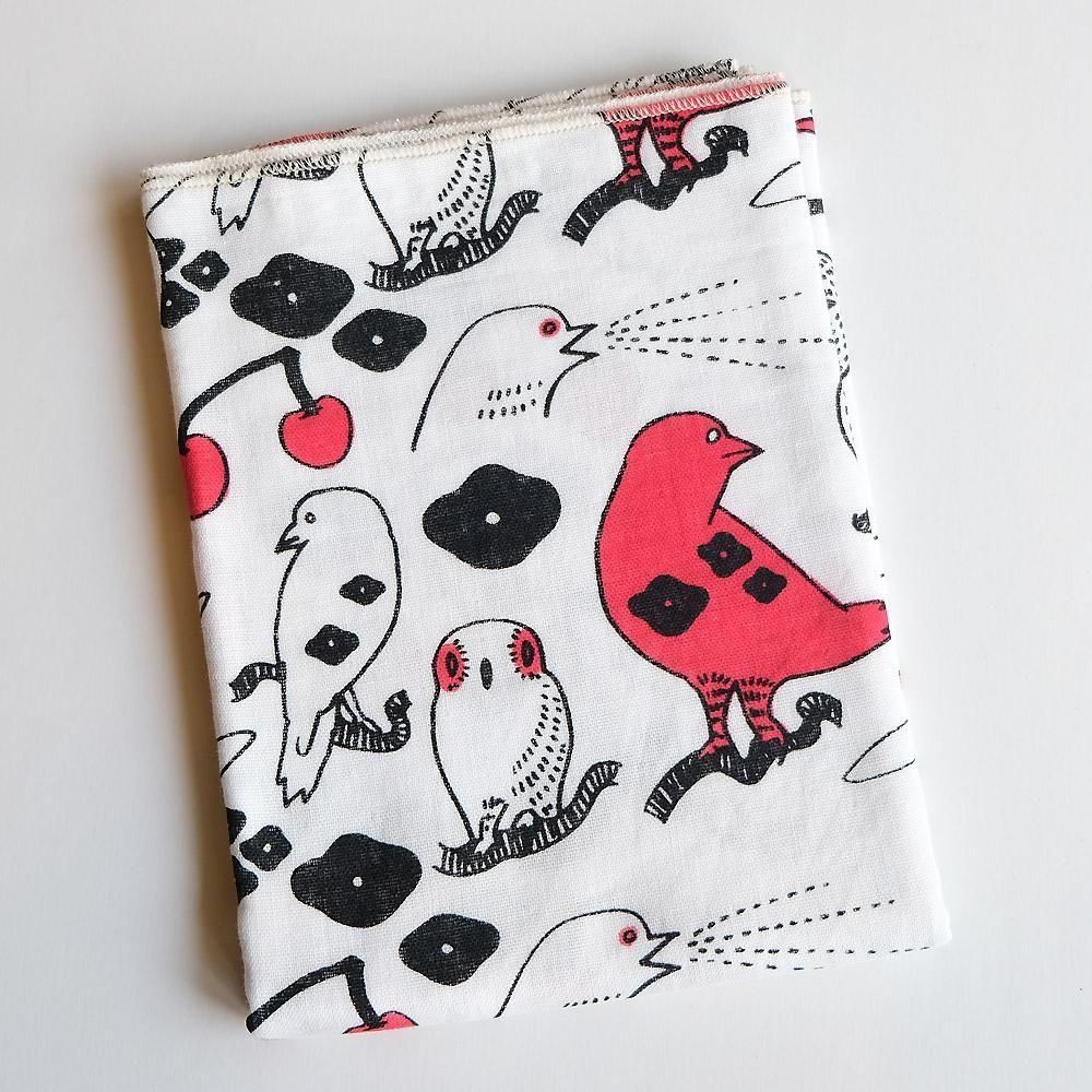 手ぬぐいタオルイチウサギ - テキスタイルデザイン makumo