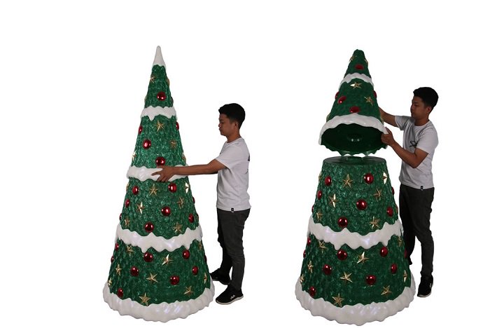 クリスマスオブジェ☆大きなクリスマスツリー【213cm】☆ 等身大 