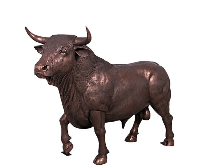 牛の角 オブジェ - 彫刻・オブジェ