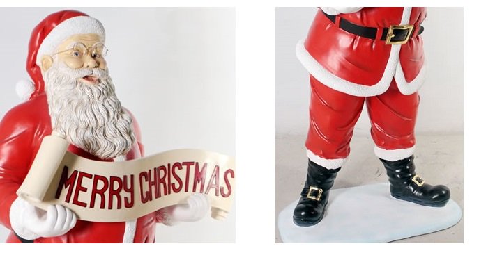 クリスマス☆クリスマスを祝うサンタクロース【148cm】等身大フィギュア・置物・人形