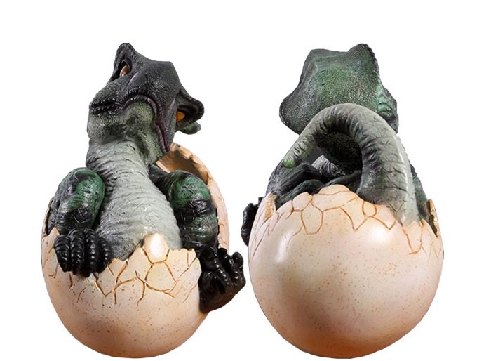 ジュラシックパークへようこそ！恐竜オブジェ☆孵化するT-Rex ティラノサウルス☆  等身大フィギュア・キャラクターフィギュア・店舗ディスプレイ・大型オブジェ販売のコズミックランド
