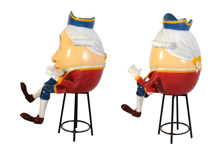 巨大オブジェ☆ハンプティダンプティ【140cm】　等身大フィギュア・置物・ディスプレイ・ディスプレー・人形