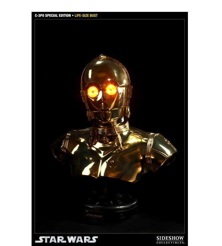 スターウォーズ：C-3PO ライフサイズバスト スペシャルエディション