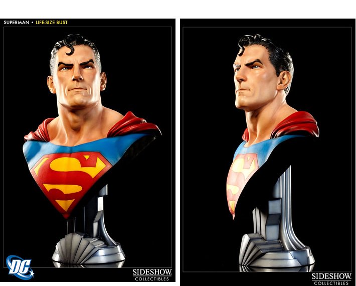DC：スーパーマン ライフサイズバスト