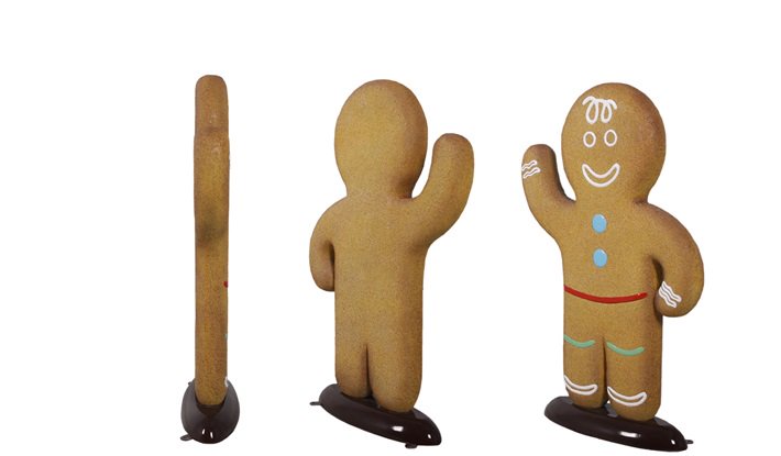 スイーツ・クッキー・洋菓子・パン☆ジンジャーブレッドのビッグオブジェ【113cm】 等身大フィギュア・置物・人形・ディスプレイ・ディスプレー
