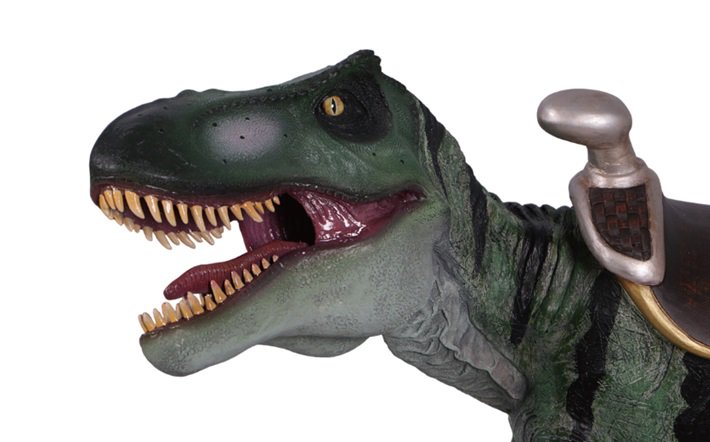 恐竜オブジェ☆ティーレックス・ティレックス☆乗れるティラノサウルス T-REX【111cm】☆  等身大フィギュア・キャラクターフィギュア・店舗ディスプレイ・大型オブジェ販売のコズミックランド