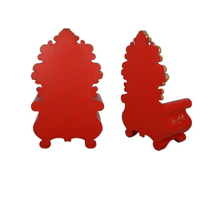 クリスマスオブジェ☆サンタの椅子【162cm】☆ 等身大フィギュア