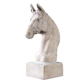 置物 馬の頭部・台付き 馬馬の頭部・台付き