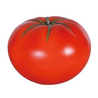 トマト型置物 オレンジ色 真っ赤なトマトのビッグオブジェ【45cm】☆等身大フィギュア・食べ物