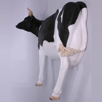 巨大オブジェ☆等身大牛の壁掛け【200cm】☆ 等身大フィギュア・動物