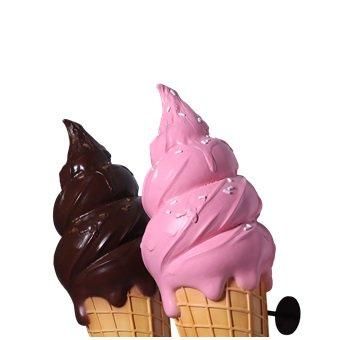 ソフトクリーム型置物 ソフトクリーム型置物 楽天市場】置物 インテリア ソフト