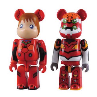 BE@RBRICK エヴァンゲリオン 2号機 1000％ 惣流・アスカその他 - その他