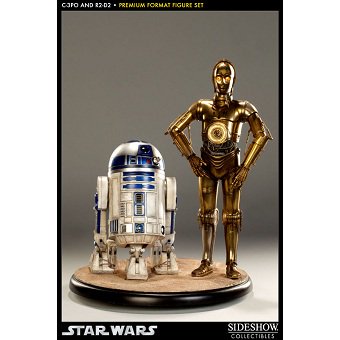 C-3PO&R2-D2 1/4スケールプレミアムフィギュア スターウォーズ-