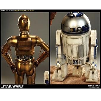 サイドショウ】スター・ウォーズ ： C-3PO&R2-D2 1/4スケール