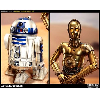 C-3PO&R2-D2 1/4スケールプレミアムフィギュア スターウォーズ-