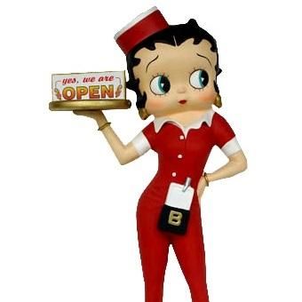 ベティブープ☆Betty Boop☆ベティちゃんのビッグサイズオブジェ【ダイナー160cm】☆等身大フィギュア・キャラクターフィギュア ・店舗ディスプレイ・大型オブジェ販売のコズミックランド